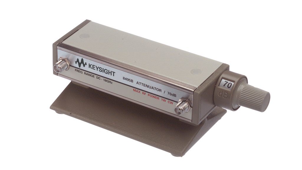 Keysight 8495B/002 Manual Attenuator, 18 GHz, 70 dB, 10 dB-Steps