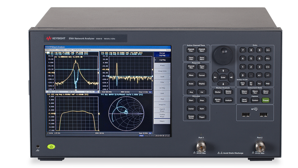 Keysight E5061B/005/020/1E5/3L5/721/731/Win7 ENA Vector Network Analyzer