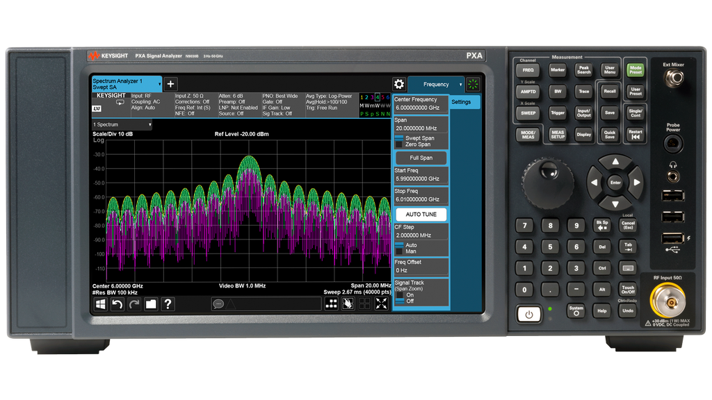 Keysight N9030B/550/B5X/EP0/P50/EXM/LNP/MPB/RTS Signal Analyser / 2Hz to 50 GHz