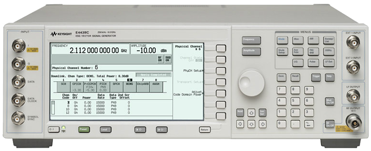 Keysight E4438C/401/506/602/1E5/UNB/UNJ ESG Vector Signal Generator