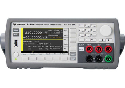 Keysight B2911A Precision Source/Measure Unit, 1 ch, 10 fA, 210 V, 3 A DC/10.5 A Pulse
