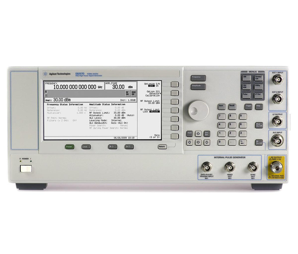 Keysight E8257D/520/1E1/1EU/UNT/UNW/UNY Signal Generator