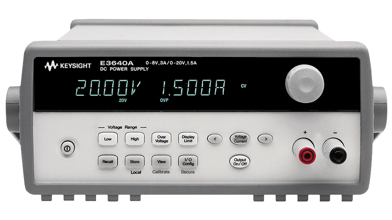 Keysight E3645A DC Power Supply, Single Output, 60V, 2.2A, 80W, GPIB, RS-232, E3640 Series
