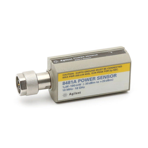 Keysight 8481A Power Sensor, 10 MHz to 18 GHz, 1 µW to 100 mW, -30 to +20 dBm