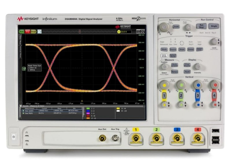 Keysight DSA90404A/805/SCNA/JITA/USBC Infiniium High Performance Oscilloscope: 4 GHz