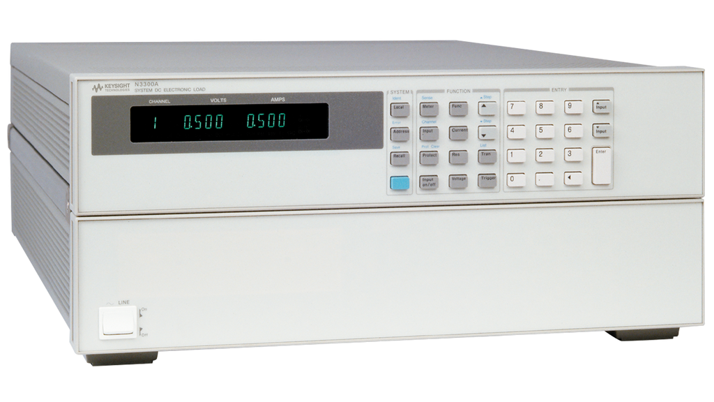Keysight N3300A Electronic Load Mainframe Only, 6-Slot, Up to 1800 W, N3300 Series