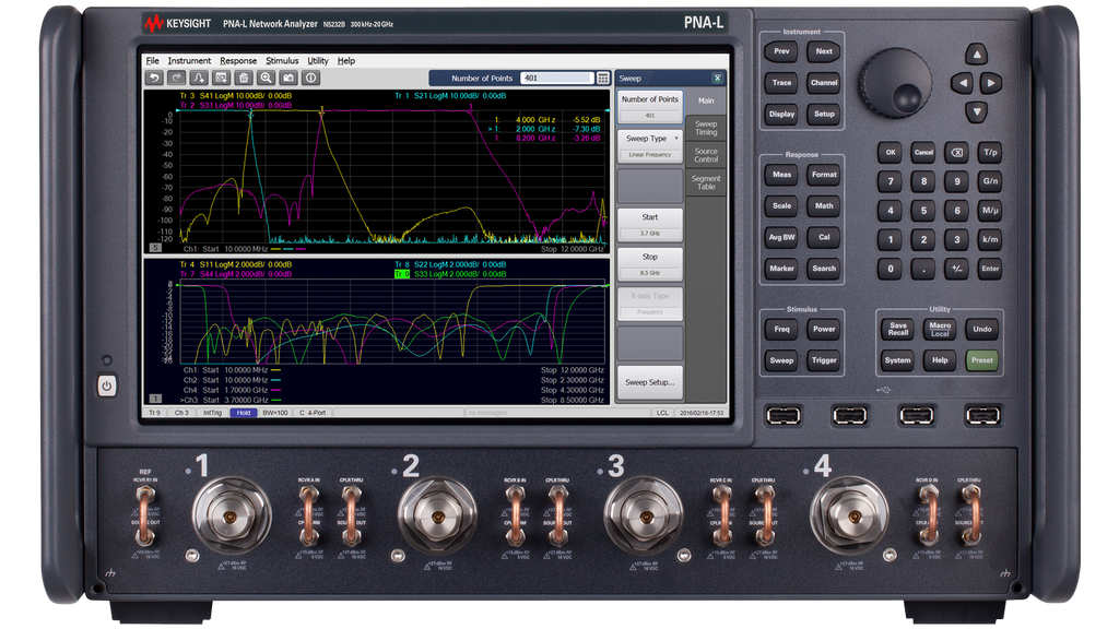 Keysight N5231A PNA-L Microwave Network Analyzer, 13.5 GHz