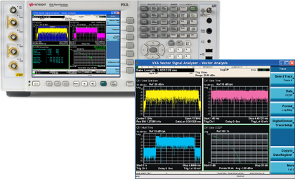 Keysight N9064EM0D Vector Modulation Analysis Measurement Application, Traditional UI