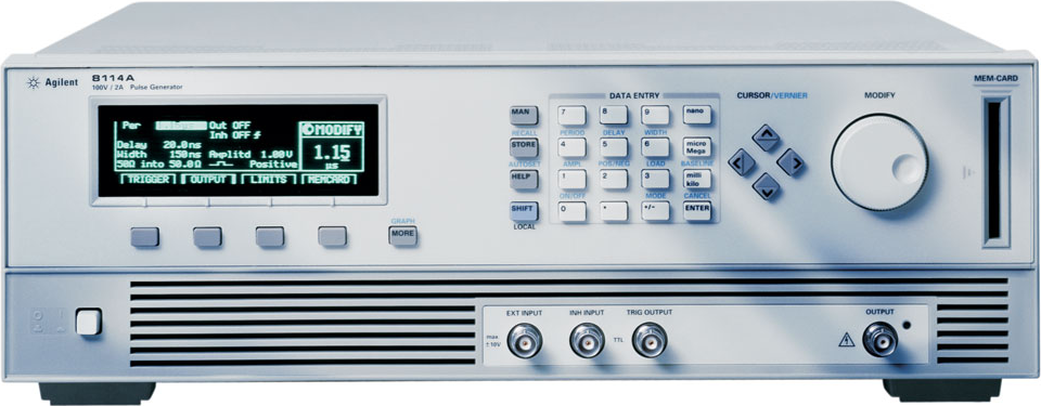 Keysight 8114A/001 High Power Pulse Generator, 100 V / 2 A