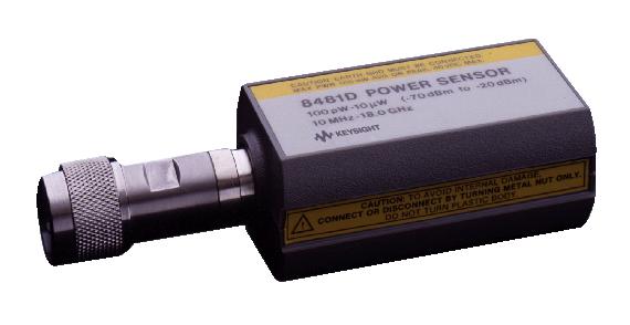 Keysight 8481D Diode Power Sensor, 10 MHz-18 GHz, -70 to -20 dBm, Type-N
