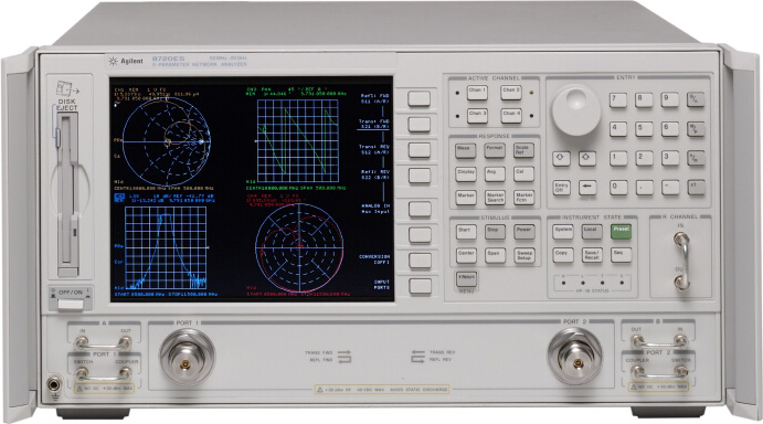 Keysight 8720ES/089 S-parameter Network Analyzer, 50 MHz to 20 GHz