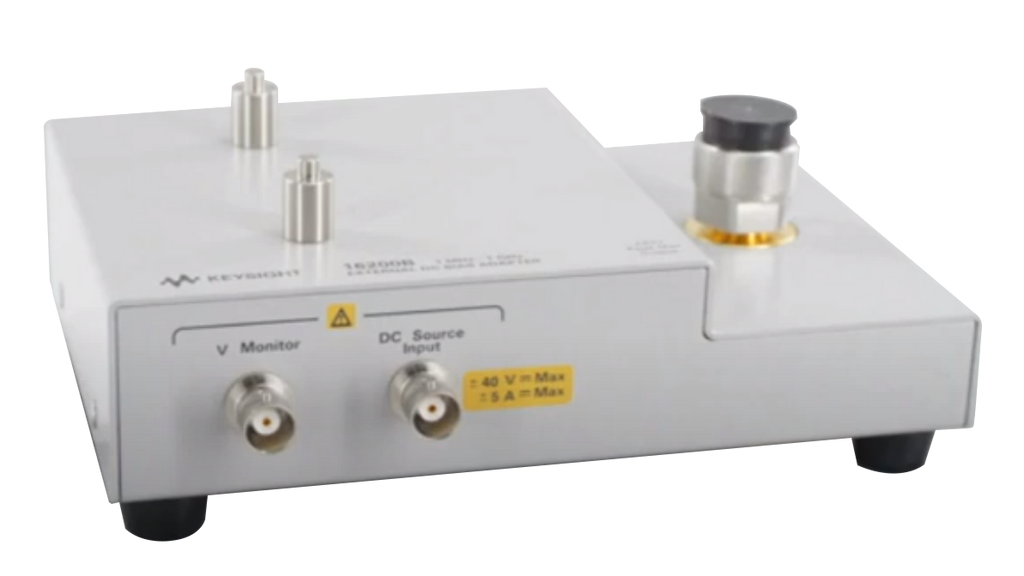 Keysight 16200B External DC Bias Adapter, 5 A or 40 V Max, 1 MHz to 1 GHz, 7 mm Port, 16200 Series