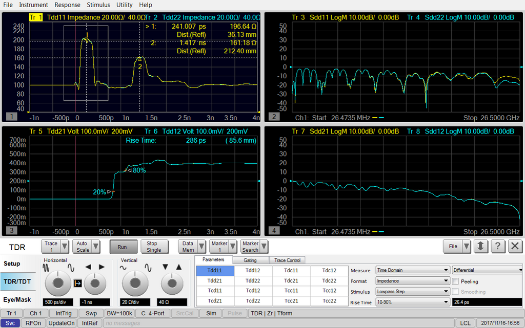 Keysight S93011B Enhanced Time Domain Analysis with TDR Network Analyser Accessory