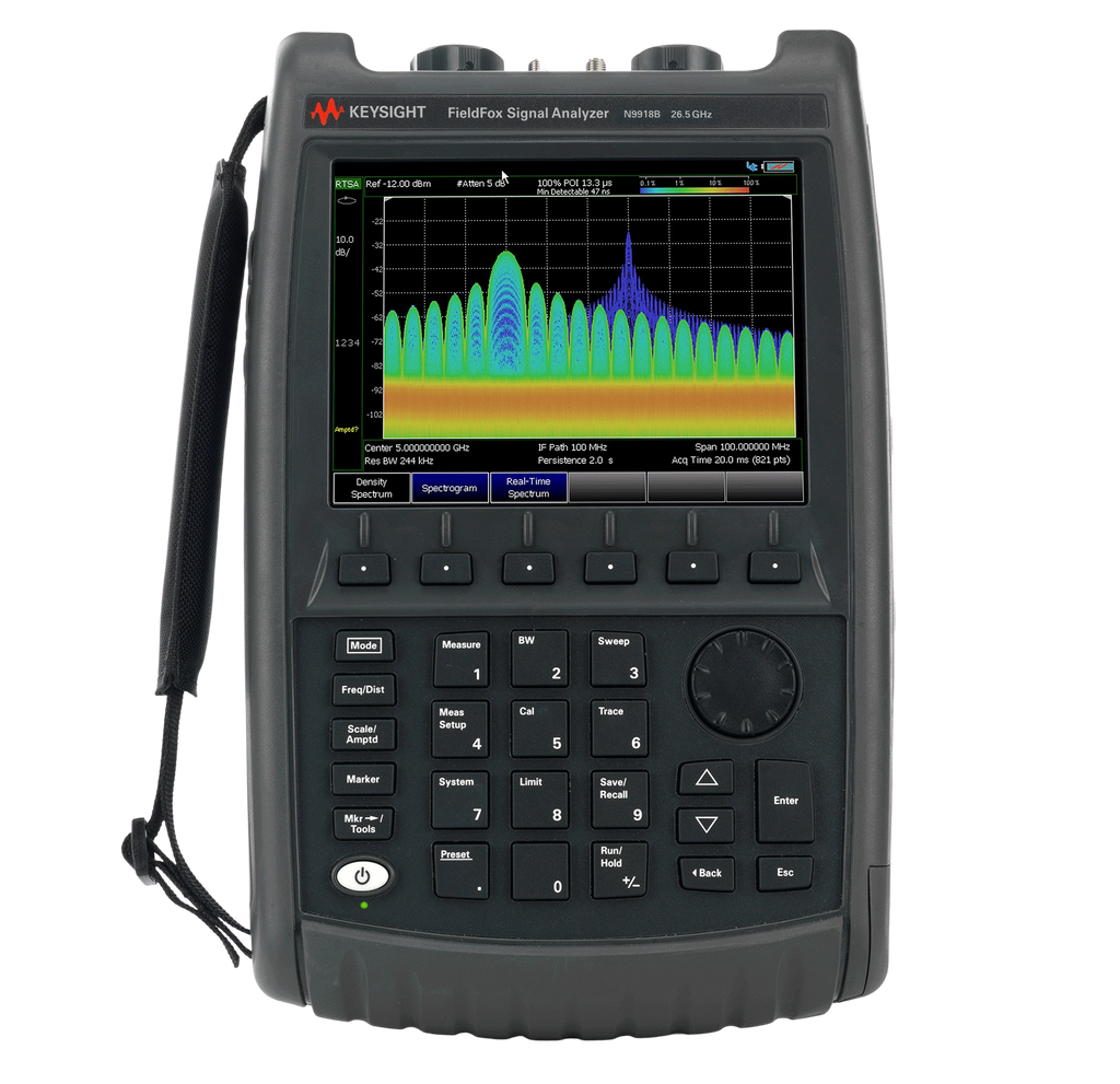Keysight N9918B/010/210/211/233/235/310/350 FieldFox Handheld Microwave Analyzer, 26.5 GHz