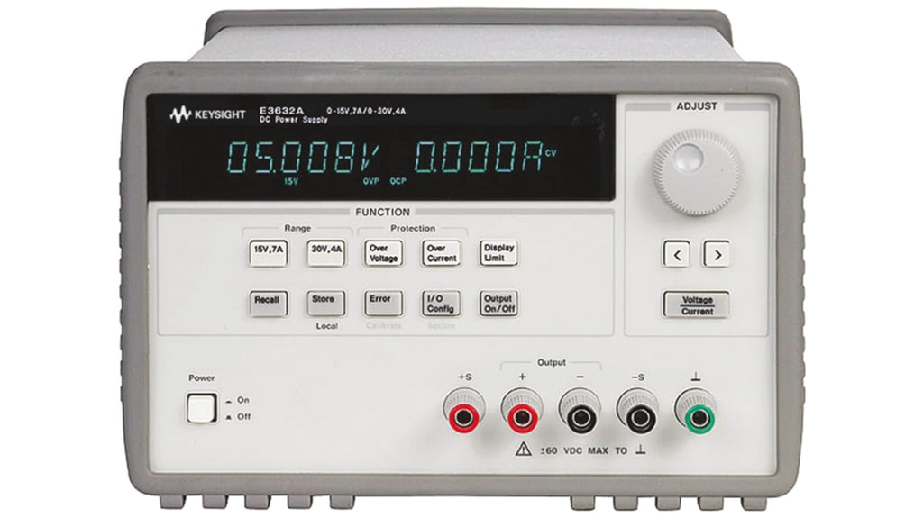 Keysight E3632A DC Power Supply, Single Output, 30V, 7A, 120W, GPIB, RS-232, E3630 Series