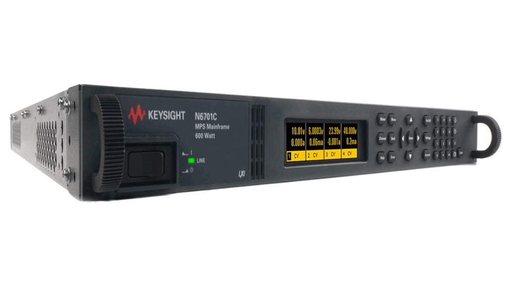 Keysight N6701C Power System Mainframe, Holds 1-4 Modules, 600 W, N6700 Series