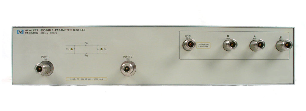 Keysight 85046B S-Parameter Test Set, 75 Ohms, 300 kHz to 2 GHz