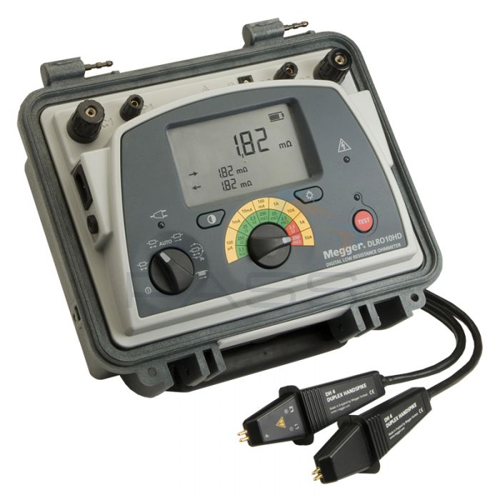 Megger DLRO10HD 10 A Low Resistance Ohmmeter